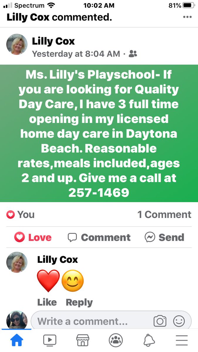 My sweet granddaughter Olive LOVED her time at Lilly’s Playschool (Her other Gramma) Highly recommended! ❤️