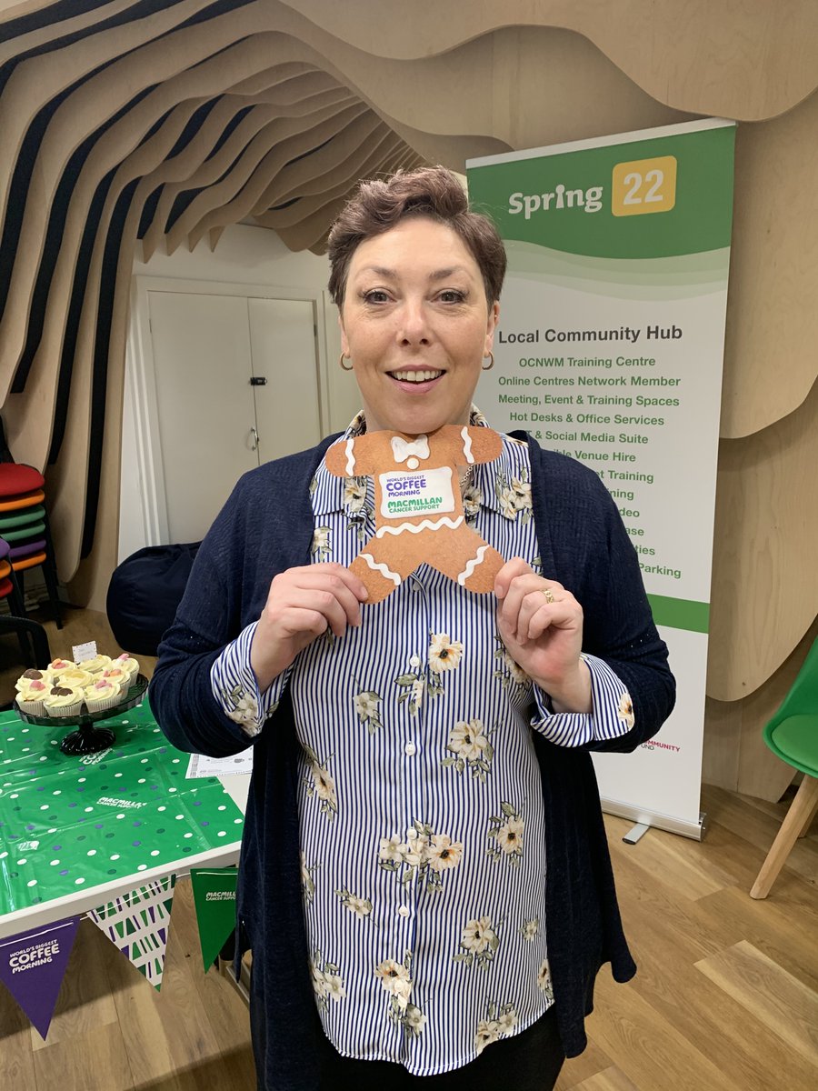 SpringHousing's tweet photo. Danielle's Macmillan Coffee morning @SpringHousing
money for a worthy charity #GingerbreadMe #funtimes #fridaysatwork https://t.co/dSqn5HBZ8E