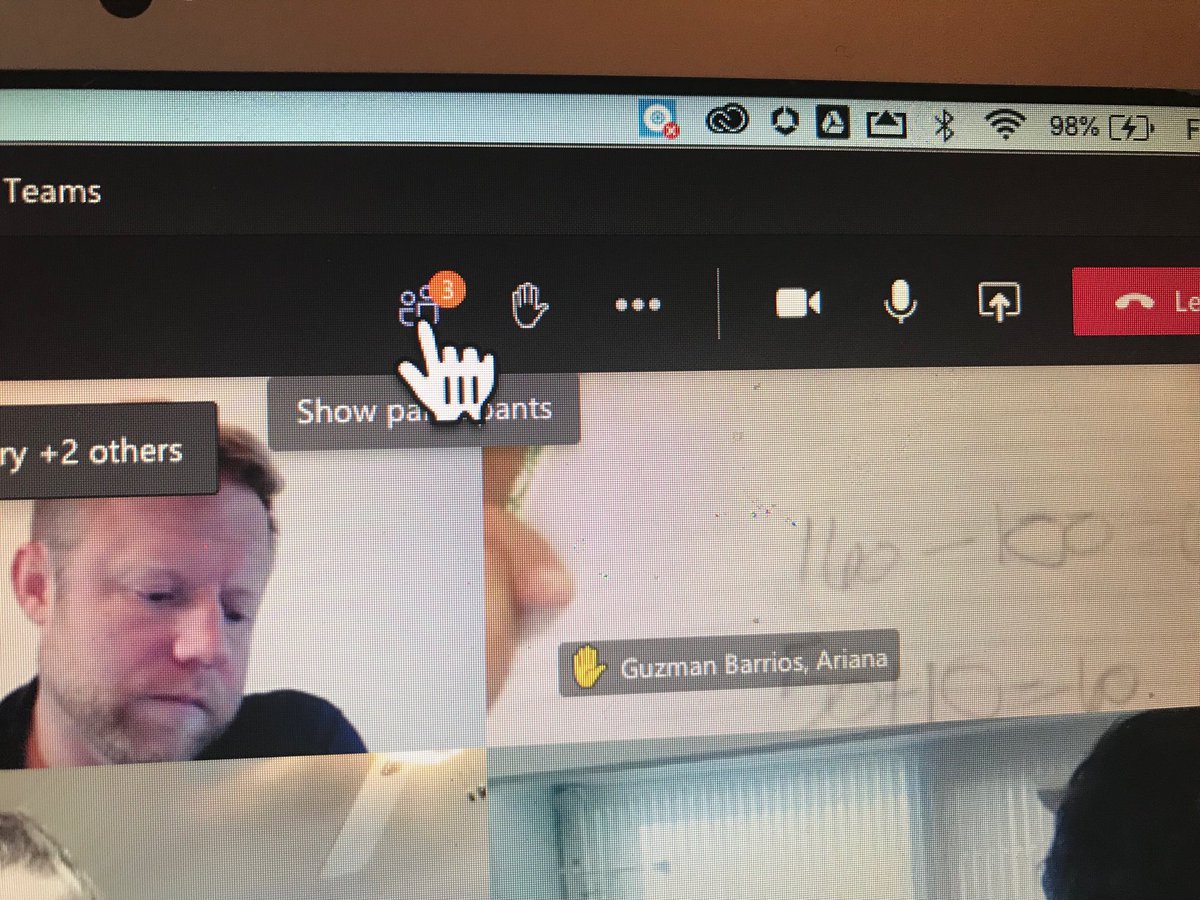 Mr. Meyersiek and Ms. Holman’s class are sharing their math thinking this morning over Teams. ⁦<a href="/apscspr/">Carlin Springs Elementary School</a>⁩ ⁦<a href="/APSMath/">APS Math Office</a>⁩
