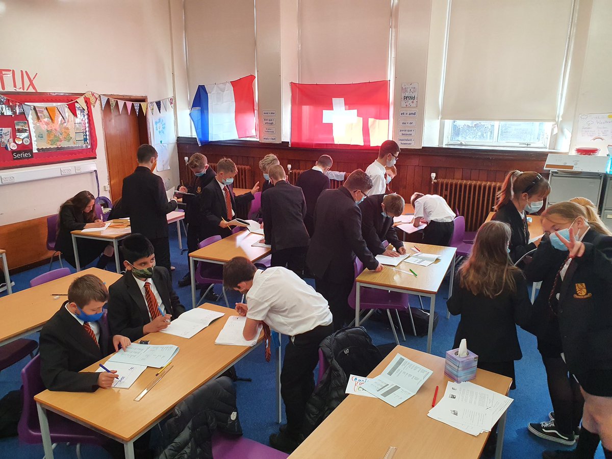 BellshillMaths's tweet photo. Our colleagues in languages did a sondage (survey) with S1 today and then worked out a few percentages using their French numbers for #MathsWeekScot
Great to see how maths is used in other subjects!
@BellshillA https://t.co/L3CbxKj6T8