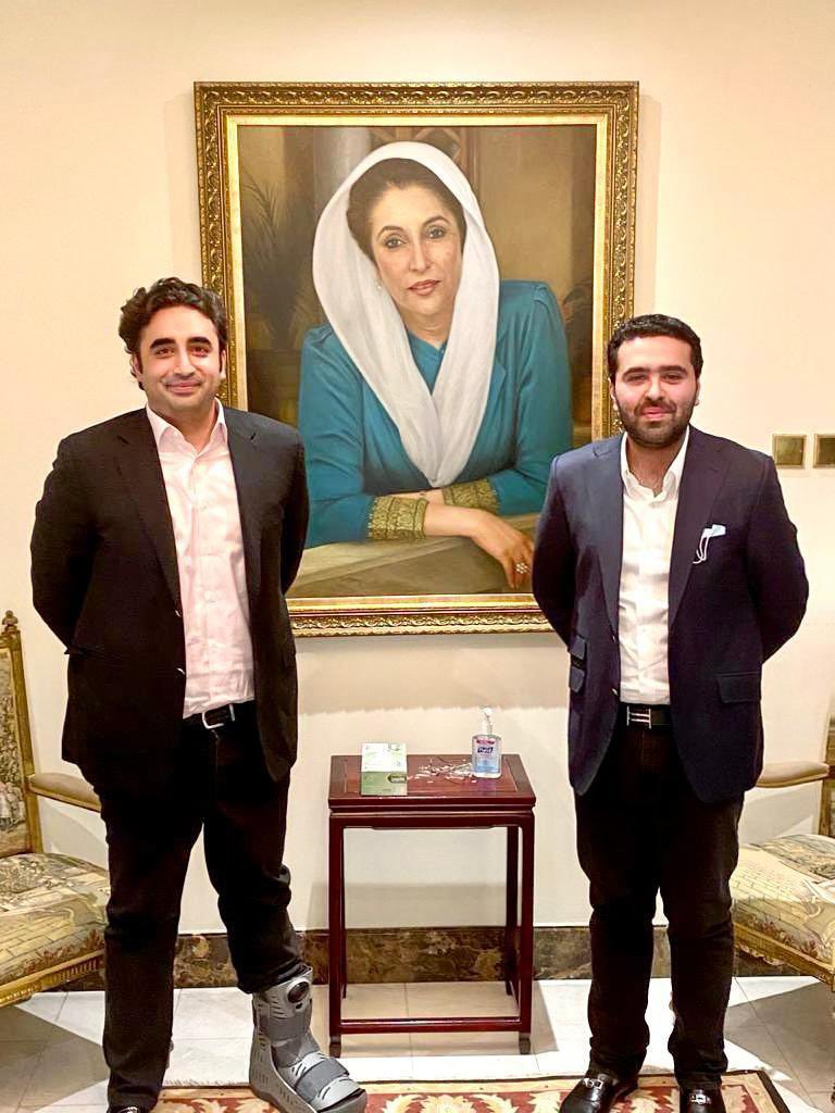 MakhdoomMehboob's tweet photo. With Honourable Chairman @BBhuttoZardari today. https://t.co/j6yxmkkHVF