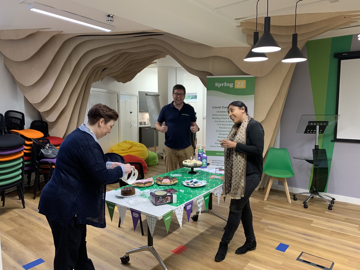 SpringHousing's tweet photo. Danielle's Macmillan Coffee morning @SpringHousing
money for a worthy charity #GingerbreadMe #funtimes #fridaysatwork https://t.co/dSqn5HBZ8E