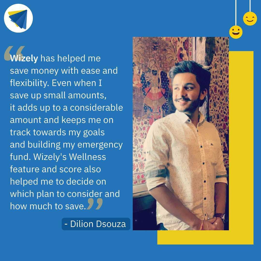 wizelyapp's tweet photo. Thank You @dillonxdsouza for sharing your experience with us.
We're glad to know that you could get some qualitative benefit out of our money saving features and tips.
#testimonial #savemoney #wizely #happyusers #personalfinance https://t.co/B3FMUHJCpb
