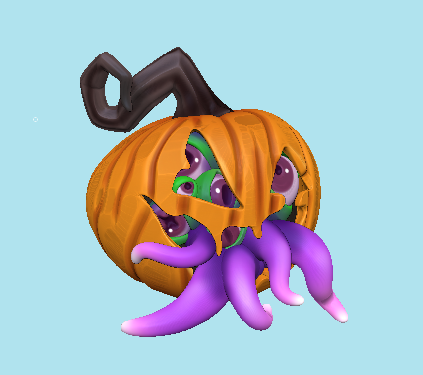 Arkhelaos3D's tweet photo. My first day's work on @Follygon's Sculptober. The theme is Chomp which I kinda went loose with but you know, I wanna sculpt more creepy stuff. Dunno if I will keep up because I put too much time into this, lol #3dart #sculptober2020 #sculptober #art #Halloween https://t.co/21KPu9x35T