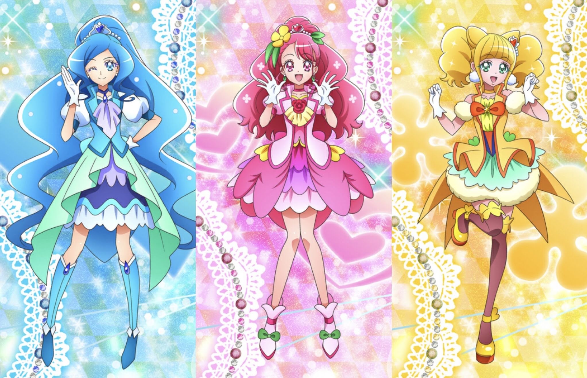 ヒーリングっど プリキュア スリーブ グレース のどか スパークル ひなた ちゆ スリーブ】エンスカイ キャラクタースリーブ ヒーリングっど