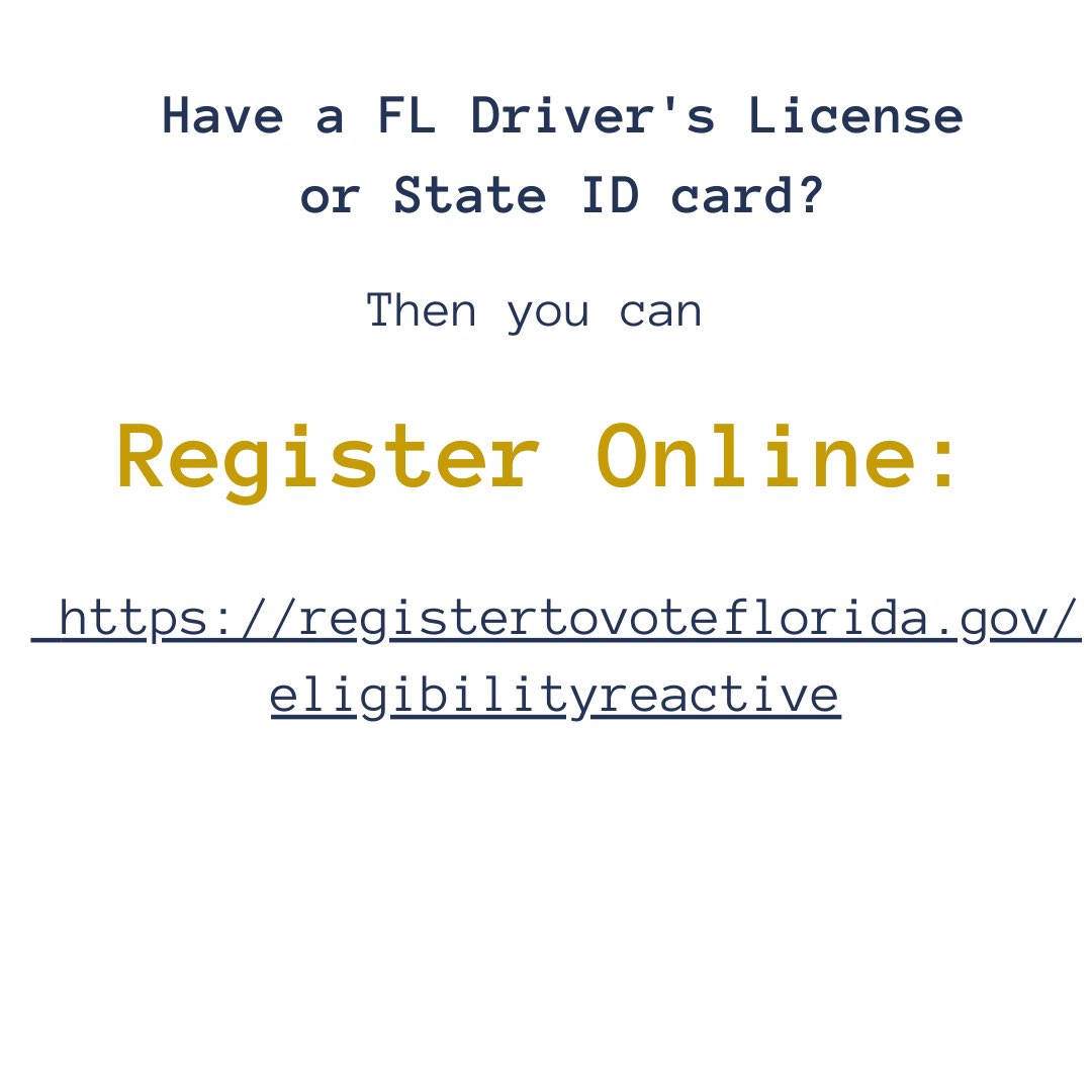 suffolkvotes's tweet photo. Are you from FL and want to register to vote? Go to https://t.co/X3bAvIQtPY https://t.co/TwzWQilAId