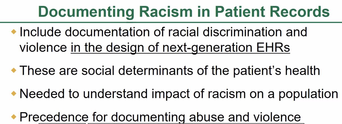 Georgetown_HIDS's tweet photo. RC: Documenting racism in the #EHR @ICBI_Georgetown @Georgetown_HIDS #GUinformatics . How can we build health information systems that are not biased to such disparities ? https://t.co/PwwGsa99H9