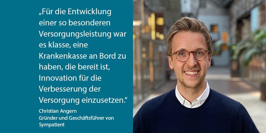 TK-Landesvertretung Hamburg (@tkinhh) on Twitter photo Mit dem Programm #Invirto können Angststörungen mittels #virtualreality behandelt werden. Christian Angern von <a href="/sympatient/">Sympatient</a> erläutert die neue Therapiemöglichkeit im Interview. #dfgaward <a href="/ShPeterpan/">Peter Pansegrau</a> <a href="/warth_anna/">Anna Dammrich-Warth</a> tk.de/presse/themen/… Mit dem Programm #Invirto können Angststörungen mittels #virtualreality behandelt werden. Christian Angern von <a href="/sympatient/">Sympatient</a> erläutert die neue Therapiemöglichkeit im Interview. #dfgaward <a href="/ShPeterpan/">Peter Pansegrau</a> <a href="/warth_anna/">Anna Dammrich-Warth</a> tk.de/presse/themen/…
