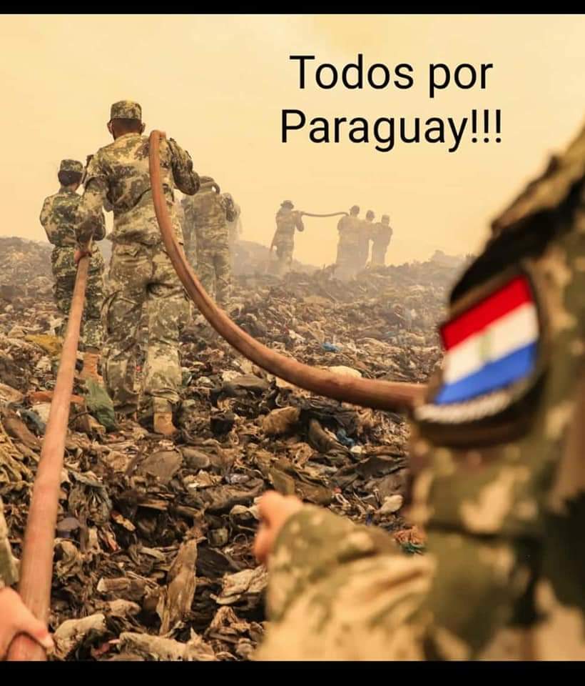 MariaLuzPy's tweet photo. Todas las acciones para sofocar los incendios, en coordinación con el Cuerpo de Bomberos, está encabezado por un equipo de la Presidencia de la República. Todas las instituciones del Ejecutivo así como las Binacionales están colaborando para hacer frente a esta situación. Fuerza https://t.co/0LSIhAwykb