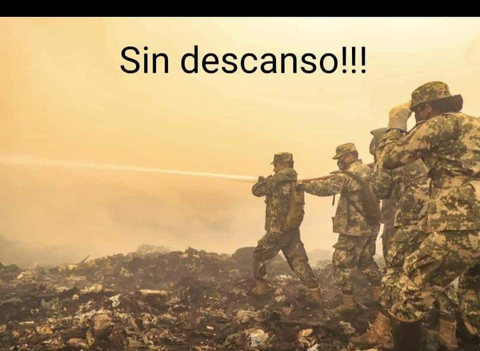 MariaLuzPy's tweet photo. Todas las acciones para sofocar los incendios, en coordinación con el Cuerpo de Bomberos, está encabezado por un equipo de la Presidencia de la República. Todas las instituciones del Ejecutivo así como las Binacionales están colaborando para hacer frente a esta situación. Fuerza https://t.co/0LSIhAwykb