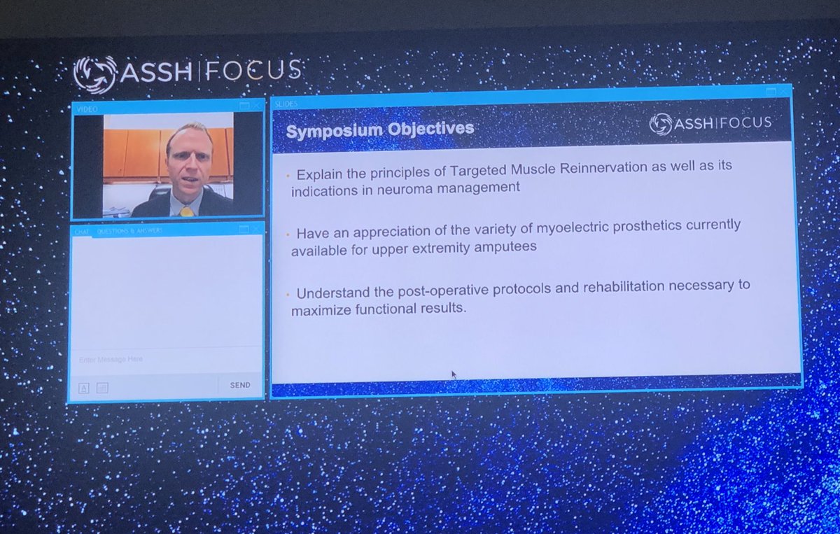 ChrisDyMD's tweet photo. My 5-yr old just shouted out: “hey, it’s Uncle David!” - props to my @WUSTLortho #nervesurgery partner @BroganMd for leading the #assh2020 symposium on #TMR #TargetedMuscleReinnervation
Check out Jedi Mind Tricks (SYM-02) in the Live Theater @HandSociety https://t.co/okQ1zPnK3q