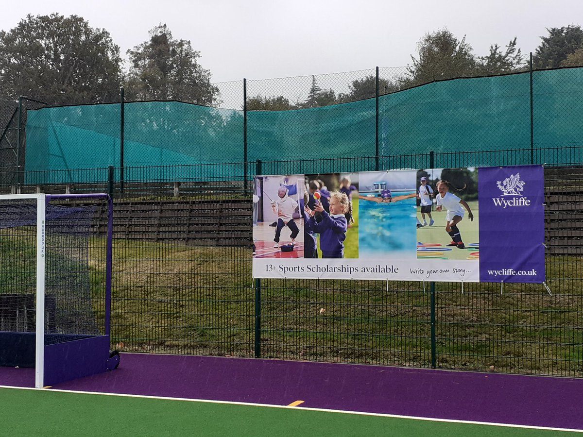 WCprepsport's tweet photo. Our new Wycliffe banners look brilliant on the astroturf #promotingsport  #developtheindividual https://t.co/3uJJkBnX1U