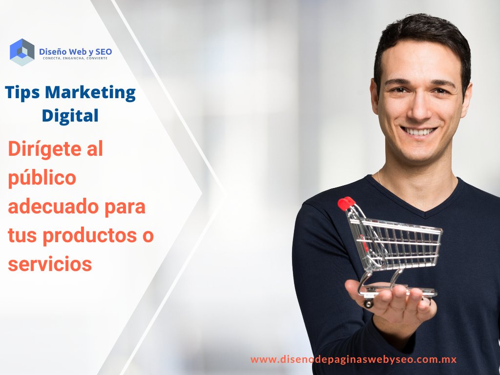 PaginasWebySEO's tweet photo. #TipsMarketingDigital Dirígete al público adecuado para tus productos o servicios #MarketingDigitalhttp://ow.ly/VyH3305DTw2 https://t.co/RIX9JaSIR1