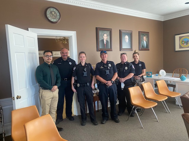 MocksvilleD's tweet photo. Congratulations to the newest member of the Mocksville PD: Officer Hernandez! Officer Hernandez is a resident of the Town of Mocksville and a graduate of the Early College. If you see Officer Hernandez in town, say hello! #mocksvillepd #townofmocksville #community #onecommunity https://t.co/5JEMChguqk