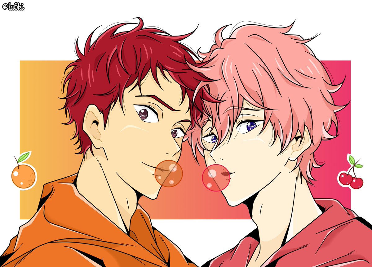 lu6ki's tweet photo. [ASAKISU]

Bubble Gum 🍬

🧡❤

https://t.co/LQtKQ0X0BO

#asakisu #asakisuweek2020 #free #yaoi #bl #asahi #kisumi #旭貴 #あさきす #椎名旭 #鴫野貴澄 #フリー #아사키스 https://t.co/SWzXlOfkiA