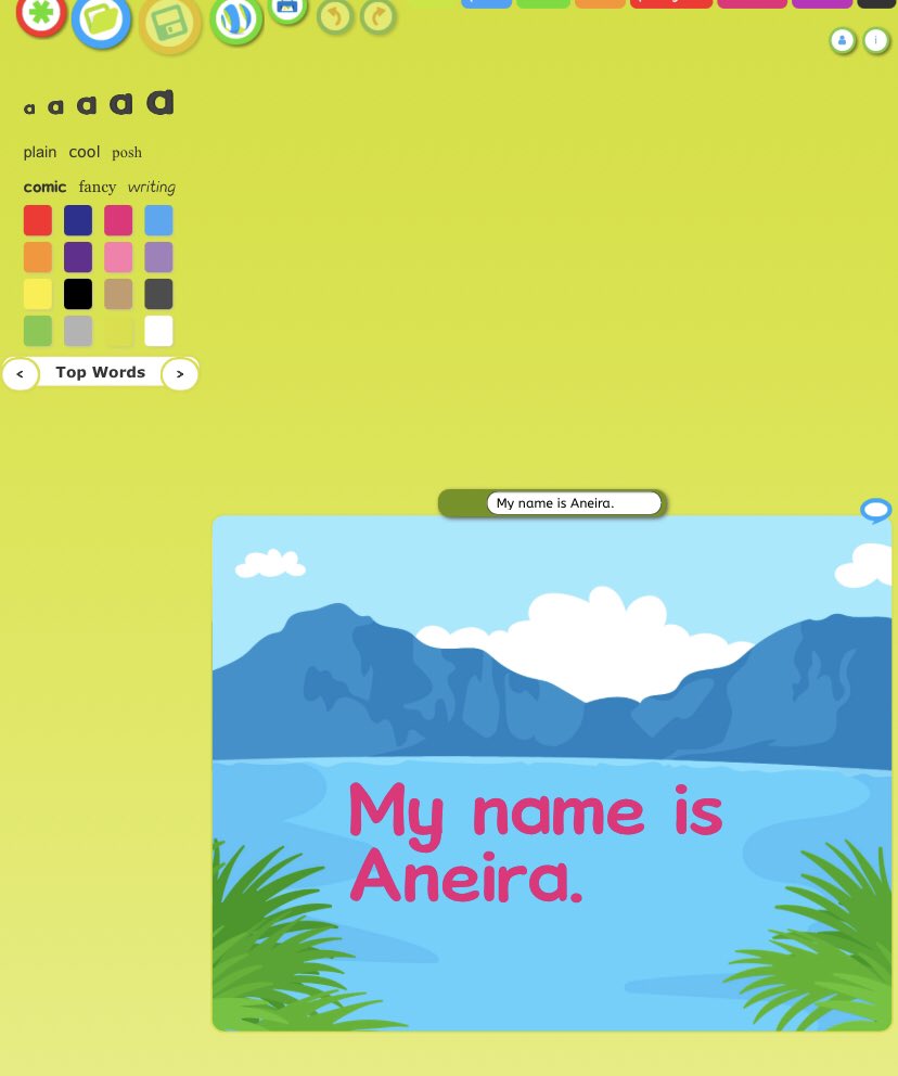 Penclawdd's tweet photo. Reception/Year 1 have used JIT for their home learning challenge this week. They have changed the size, font and colour! #Pencwhales #PencR1 #Pencfp #Pencdcf #Pencict https://t.co/jG4psjvag6