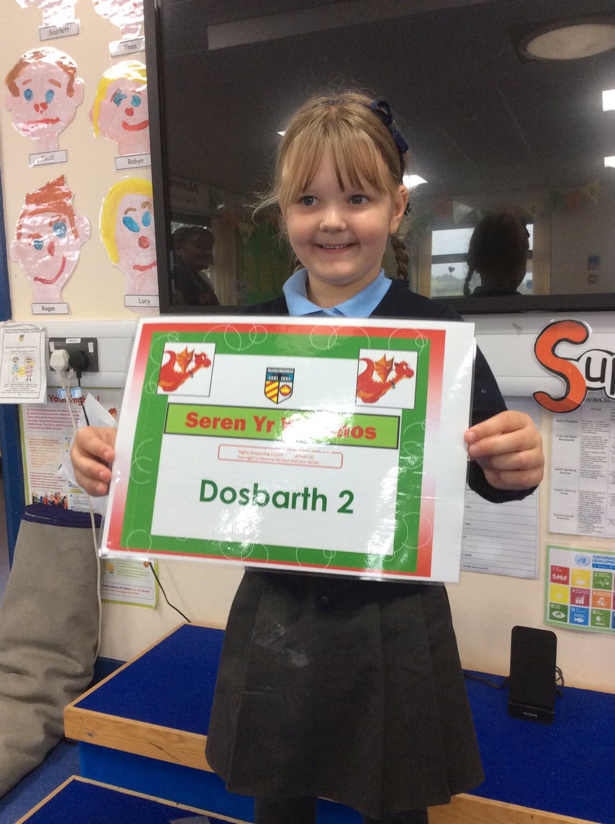 Congratulations to Class 2 ‘Pupil of the Week’ and ‘Seren’ ⭐️⭐️
