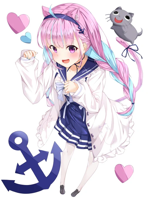 にゃんにゃん♡
#あくあーと
#湊あくあ新衣装 