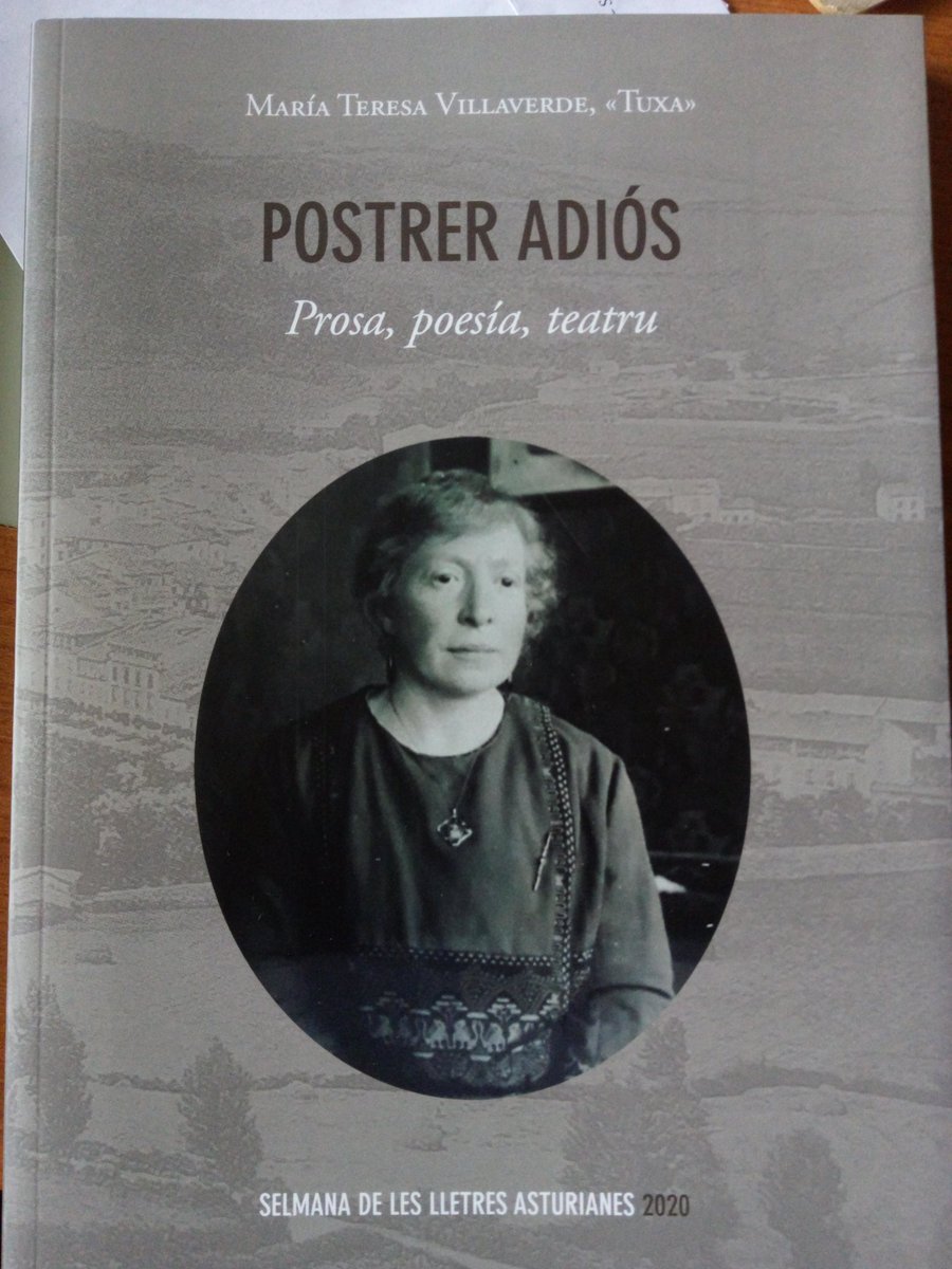 VillaviciosAst's tweet photo. Güey, Día de les Lletres Asturianes, n'alcordanza de María Teresa Villaverde, Tuxa, mercando un llibru o discu n'asturianu, lleves de baldre el "Postrer adiós". 
Sofitando la cultura d'Asturies. https://t.co/wFab4rZabZ