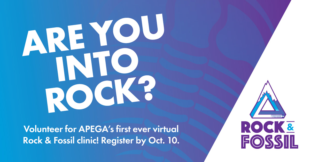 APEGA_AB's tweet photo. Holy coprolite! Or maybe not? Volunteer and lead discovery at our first virtual #RockAndFossil clinic on Oct. 17! #APEGAeducates https://t.co/uNquFc9twq https://t.co/GjqJ7Eg9LN