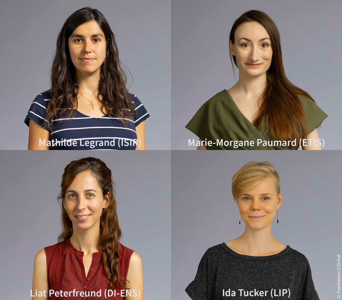 #WomenInScience | 4 lauréates du Prix Jeune Talent France 2020 <a href="/lorealfrance/">L’Oréal Groupe en France</a> - <a href="/UNESCO/">UNESCO 🏛️ #Education #Sciences #Culture 🇺🇳</a>
 dans des laboratoires partenaires de @INS2I_CNRS 👏🦾🏆👉<a href="/ISIR_labo/">ISIR - Robotique</a>, <a href="/etislab/">Laboratoire ETIS</a>, #DIENS et #LIP !
➡️ins2i.cnrs.fr/fr/cnrsinfo/pr…
<a href="/4womeninscience/">For Women in Science</a> @FemmesCNRS <a href="/FemmesSciences/">Femmes & Sciences</a>