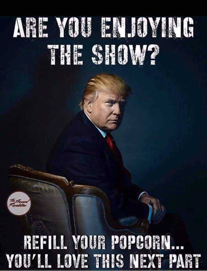 Allenma15086871's tweet photo. Are you enjoying the show?
Refill your popcorn...
You’ll love this next part https://t.co/hyZv5pl7cq