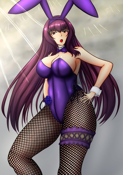 描き終わったスカサハのバニー
#FGO 