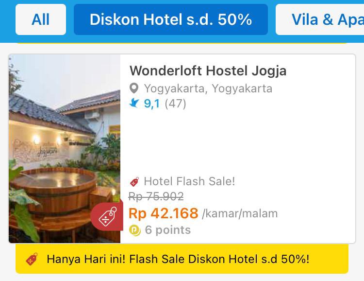 nadjanameera's tweet photo. yakali gw boong. INI SERIUS PAKE BANGET!!! wajib cek Traveloka PayDay malam ini karena cuma malam ini aja diskon s.d 50% buat banyak hotel salah satunya si Wonderloft Hostel Jogja ini.

coba lngsung cek di sini deh: https://t.co/G47UAWjO0X https://t.co/eu3O9fypS0