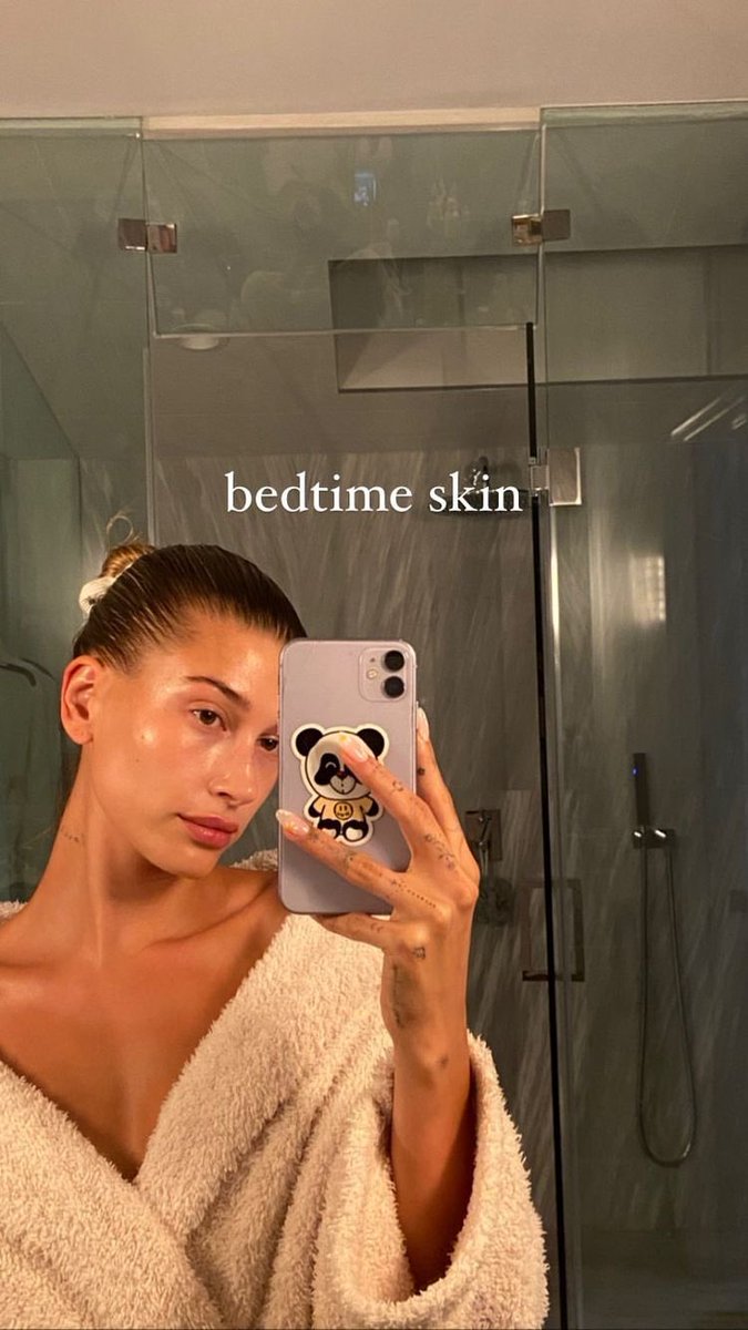 11pm— time to get ready for bed! i’ll shower, brush and teeth and - one of my favourite parts of the day - do my skincare routine. i never go to bed without a sheet mask!