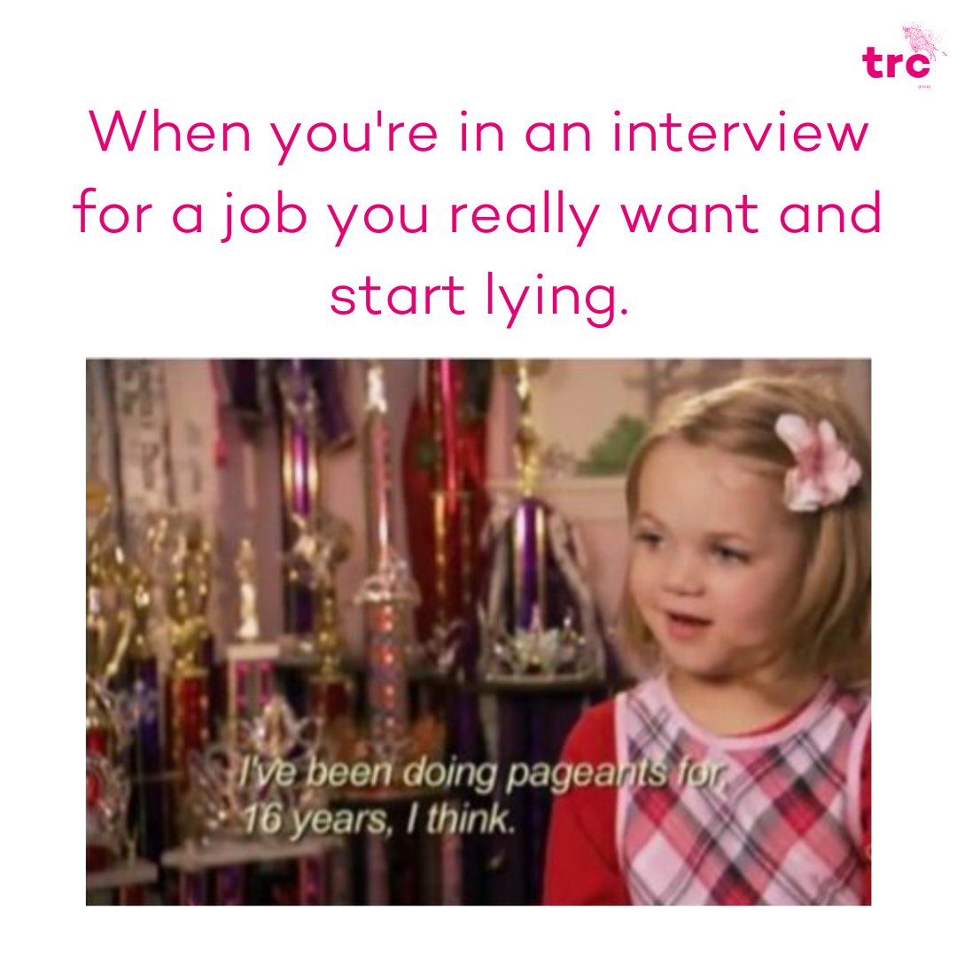 recruitcrowd's tweet image. 😂😂 *disclaimer - don't actually lie in your interviews*

#JobSearchMeme #InterviewMeme #RecruitmentAgencies #RecruitmentUK #JobSearch