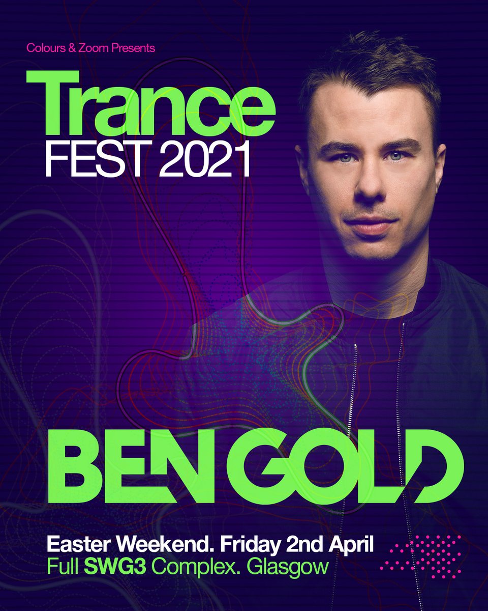 As part of the Trancefest 2021 we have... Ben Gold Ben Gold has forged a formidable reputation as one of the most innovative, accomplished and prolific producers in the trance scene today. Tickets on sale now from Skiddle, Tickets Scotland & Ticketweb 🎟 #trancefest2021