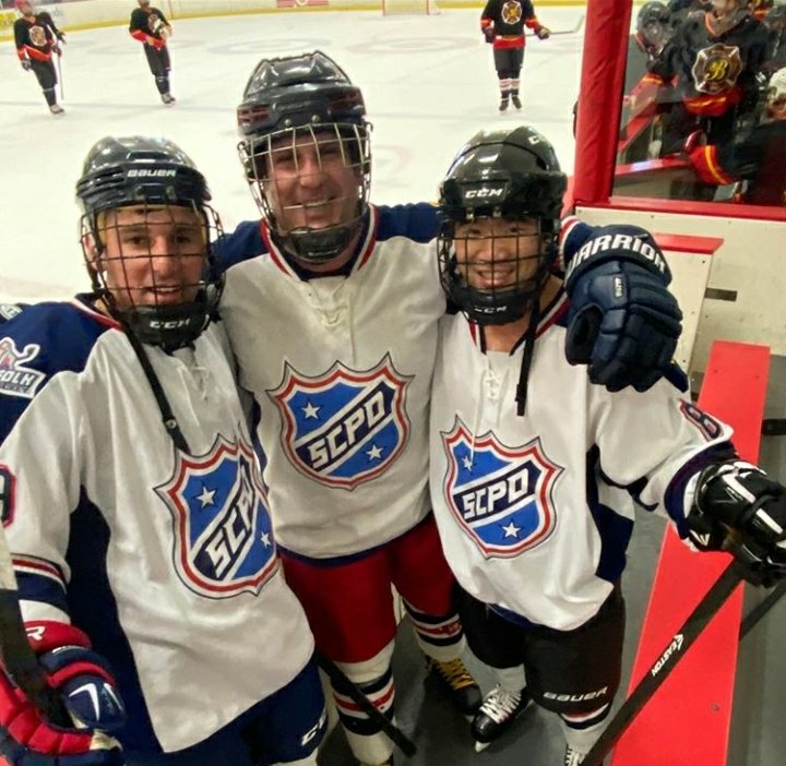 SCPDHockey's tweet photo. On #WorldSmileDay, we'd like to remind you that even in a world full of so much uncertainty, a simple smile is happiness you'll find right under your nose." 😁🏒 https://t.co/qeP4VztdUy