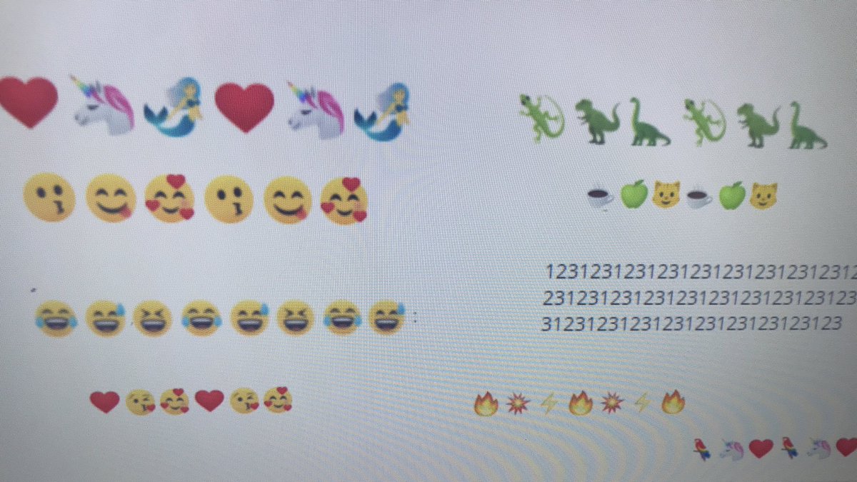 b_lidd's tweet photo. What do you do when you have a class of 1st graders that are obsessed with emojis? You use them for good and make patterns! So fun!🥰 https://t.co/IyWk35fVPD