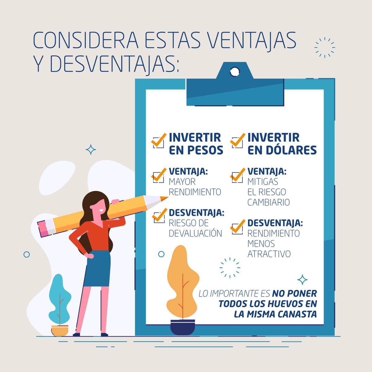 Popularenlinea's tweet photo. Todo dependerá del apetito de riesgo de cada inversionista y de sus objetivos de inversión. #TodoSaldráBien #UnidosNadaNosDetiene #MercadodeValores #AFIPopular #InversionesPopular #FiduciariaPopular https://t.co/M6DZC53abx