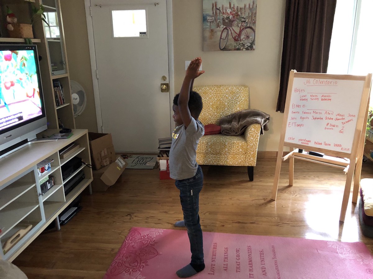 BDE_PE_Team's tweet photo. Walter doing some yoga and showing off his muscles after his workout! https://t.co/rh2W91394S