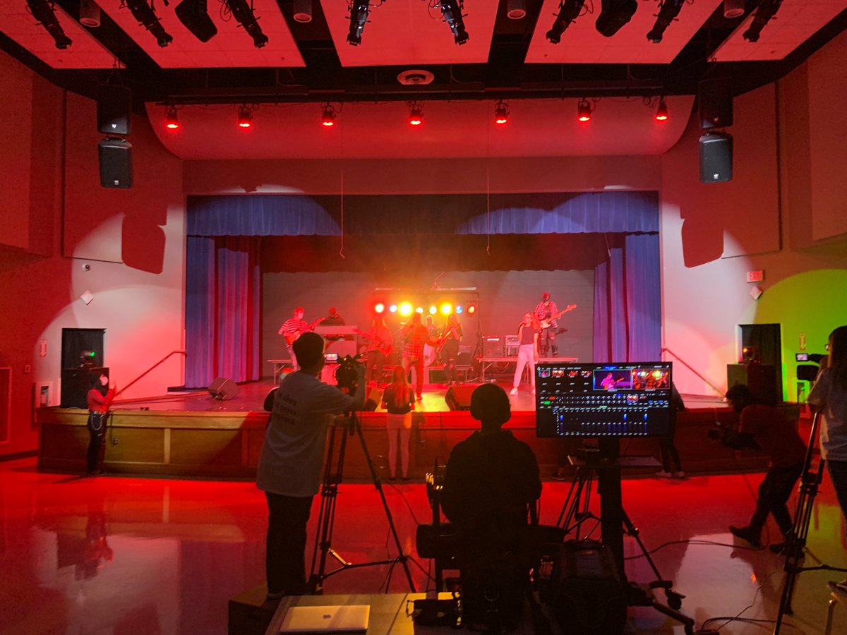 ButlerTech's tweet photo. The Digital Media students are recording the School of the Arts Junior Rock Show today for the Vocal and Instrumental Music students’ first show of the year! #OneButlerTech #TransformingLives https://t.co/rl1ihGvcjh