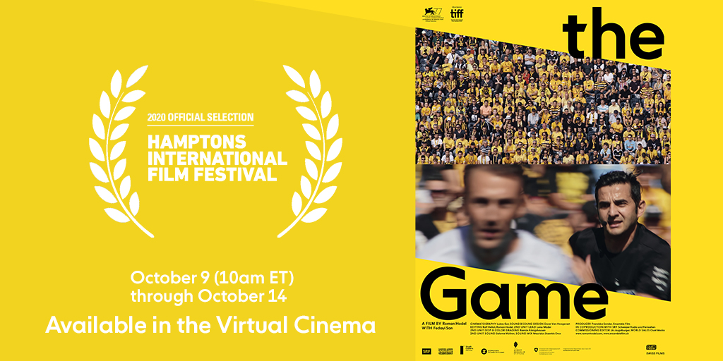 To all american film lovers out there: Get a ticket for the <a href="/HamptonsFilm/">HamptonsFilm</a> Festival  #VirtualCinema and watch Roman Hodel's documentary about the swiss referee Fedayi San.

Get your Ticket: filmguide.hamptonsfilmfest.org/films/the-game/

#HIFF28 #HamptonsFilmFestival #documentary #Soccer <a href="/OuatMedia/">Ouat Media</a>