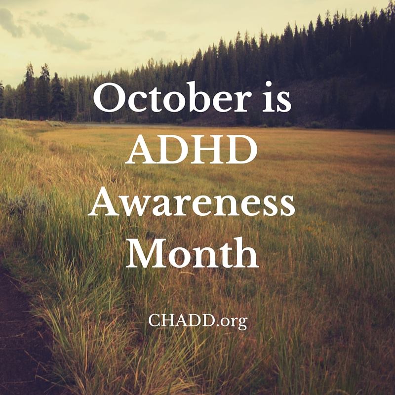 Learn more about ADHD Awareness Month.
How are you helping to increase awareness and improve lives of those affected by ADHD?
chadd.org/awareness-mont…