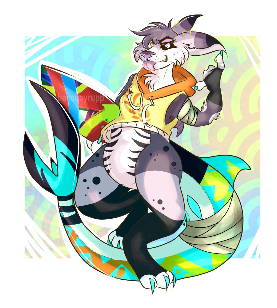 sketchnut's tweet photo. 🌀Part of an art trade I did with a friend on Instagram.
One of my favorite pieces so far!🌀
#furry #furryfandom #furries #furryart https://t.co/udVOkxLrPW
