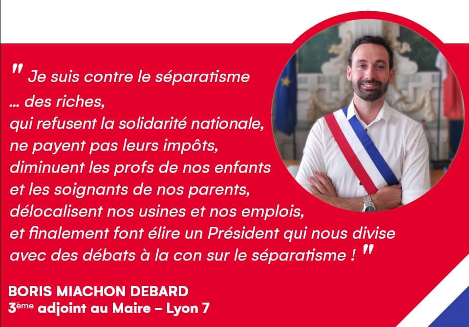 BorisMiachon's tweet photo. #separatisme #PCFLyon #lyon7 https://t.co/yv1420GFlU