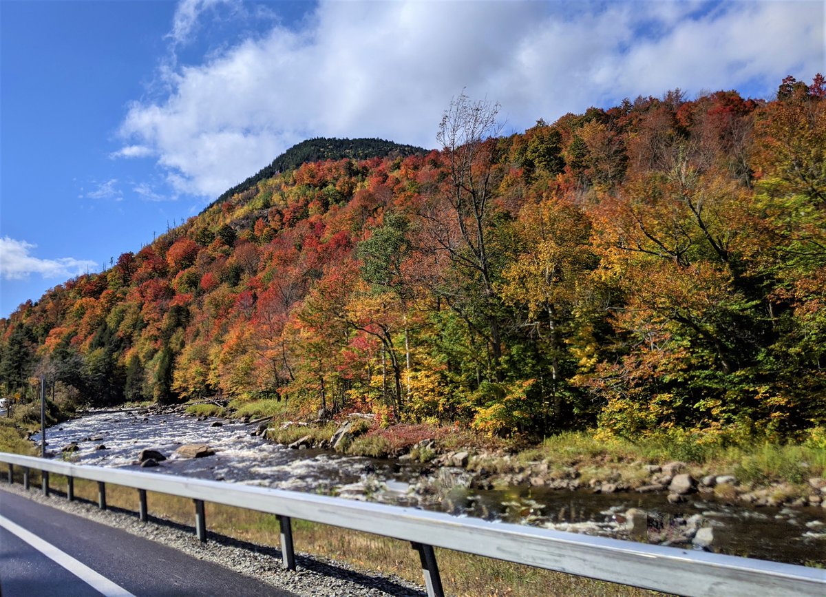idreamofrving's tweet photo. Driving through the #Adirondacks with a stop in the town of #LakePlacid near #MirrorLake. Loving the autumn scenery (and Craig enjoying his craft brews!) #NYS #RVLife https://t.co/lvgqjkobMU