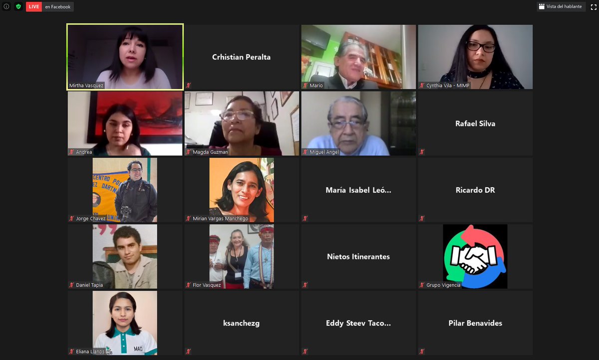 cdinclussocial's tweet photo. 🔴EN VIVO | Inició el Foro digital "Alcances de las Políticas Implementadas por el Estado para el Adulto Mayor". Participan representantes de instituciones públicas y sociedad civil.
▶️ Transmisión en vivo▶️ https://t.co/SjpMAaad9X
#ConvenciónPerúYa https://t.co/jgyEjQYsUI