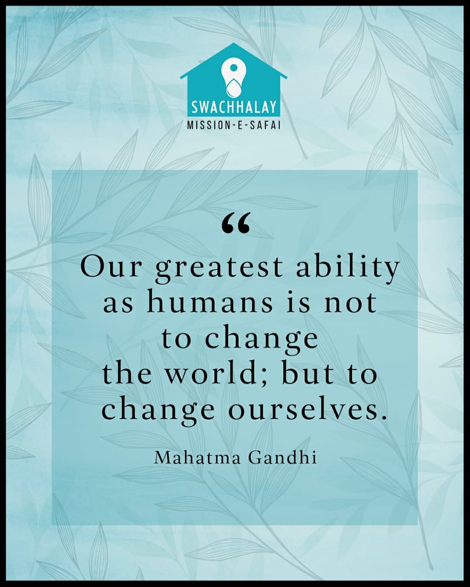 Will you be the first one to change? 
#cleanindia