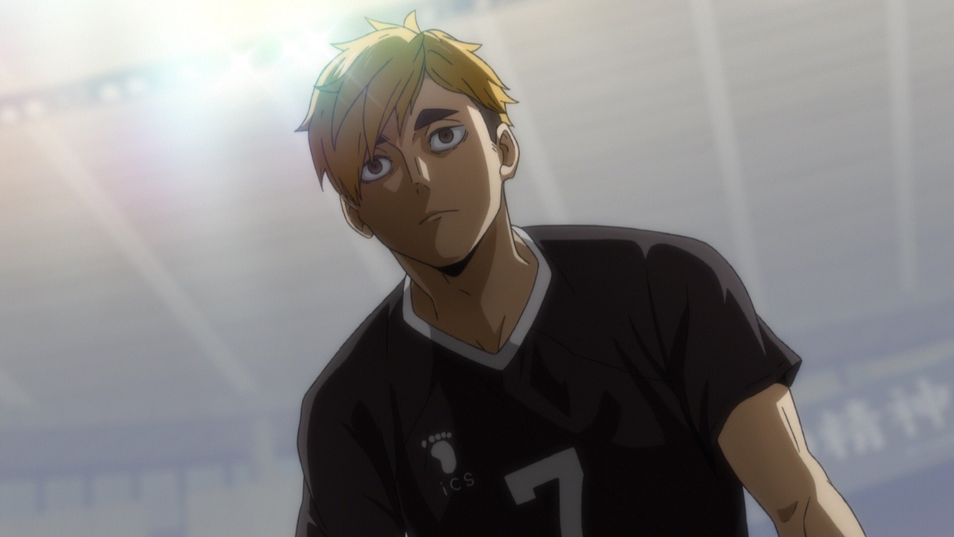 アニメ ハイキュー 放送まであと2時間 今夜はmbs Tbs Bs Tbs アニメイズム枠 にて ハイキュー To The Top 第14話 リズム が放送となります 烏野の前に立ちはだかる宮侑 セッターとしてはもちろん 2種類の強力なサーブにもご注目
