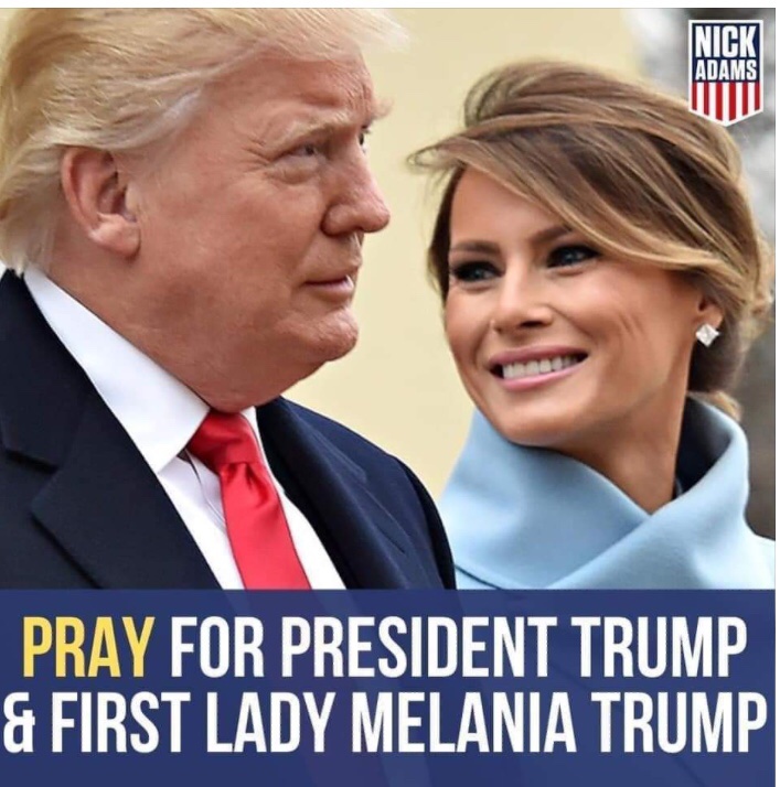 Tresbirds's tweet photo. It is time to put political affiliation aside by wishing a speedy recovery to our President and First Lady. #OurChildrenAreWatchingUs #ChildrenLearnByExample #COVID19 @realDonaldTrump @FLOTUS #TrumpCovid ❤️💙🇺🇸 #WeAreAllInThisTogether #BeTheChange https://t.co/w5aGHOoGhT