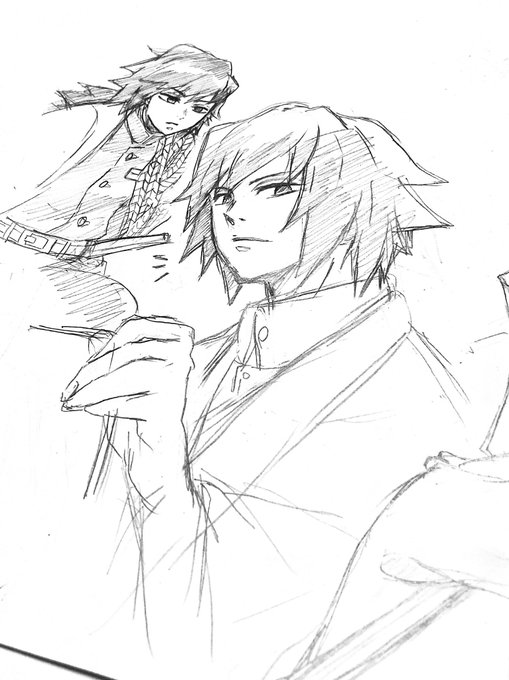 似てないけど原作寄せて義勇さん描き描き
華金はシャーペンの進み具合がいい感じやなとふと時計見たらもう華金終わってた…? 
