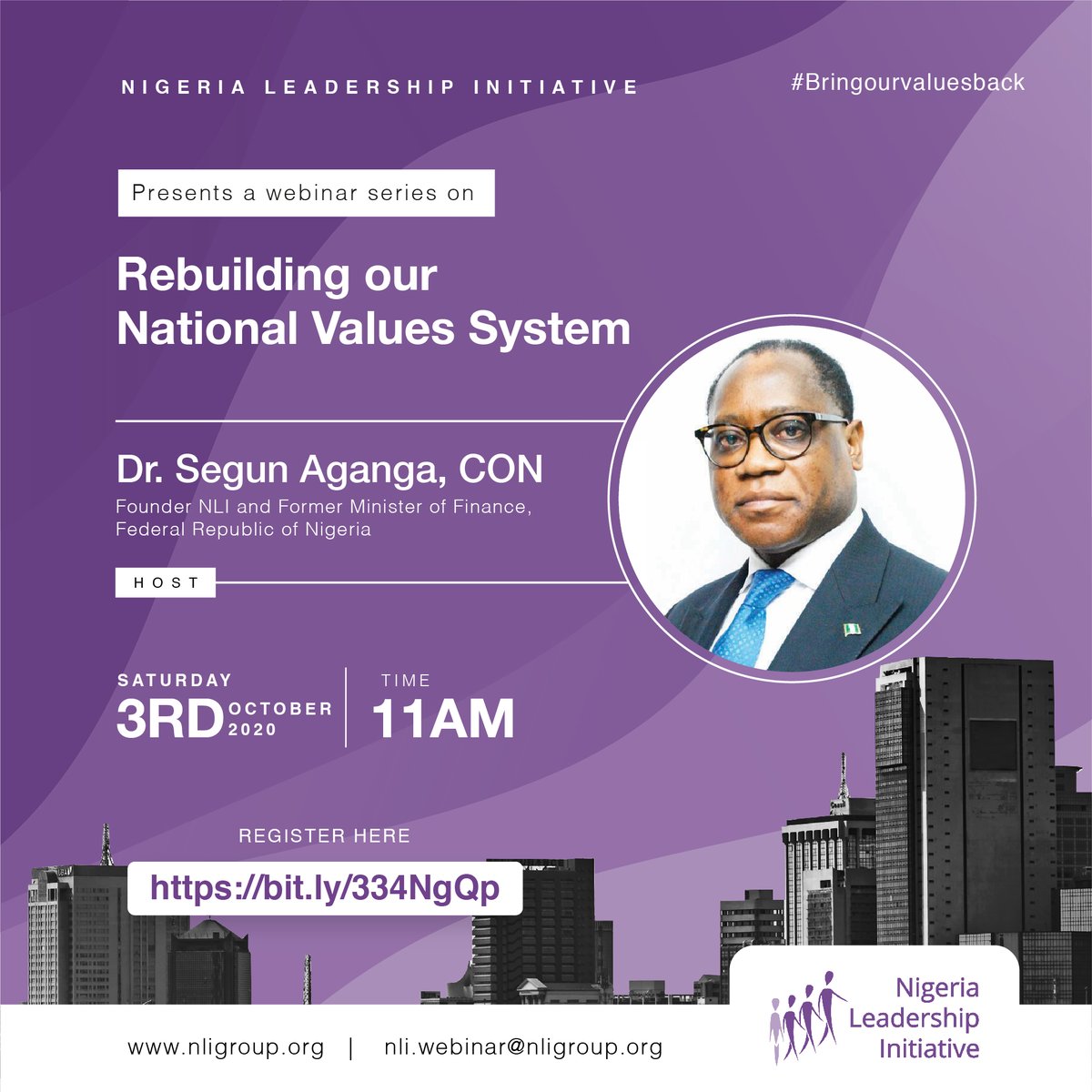NLIGlobal1's tweet photo. We are delighted to have Dr. Segun Aganga, CON join our panel. He is a Chartered Accountant with a professional career extending over four decades in financial services &amp; public service. He is co-founder of the Nigeria Leadership Initiative. Join us: https://t.co/zvw9TDBalw https://t.co/WyVfL9dylq