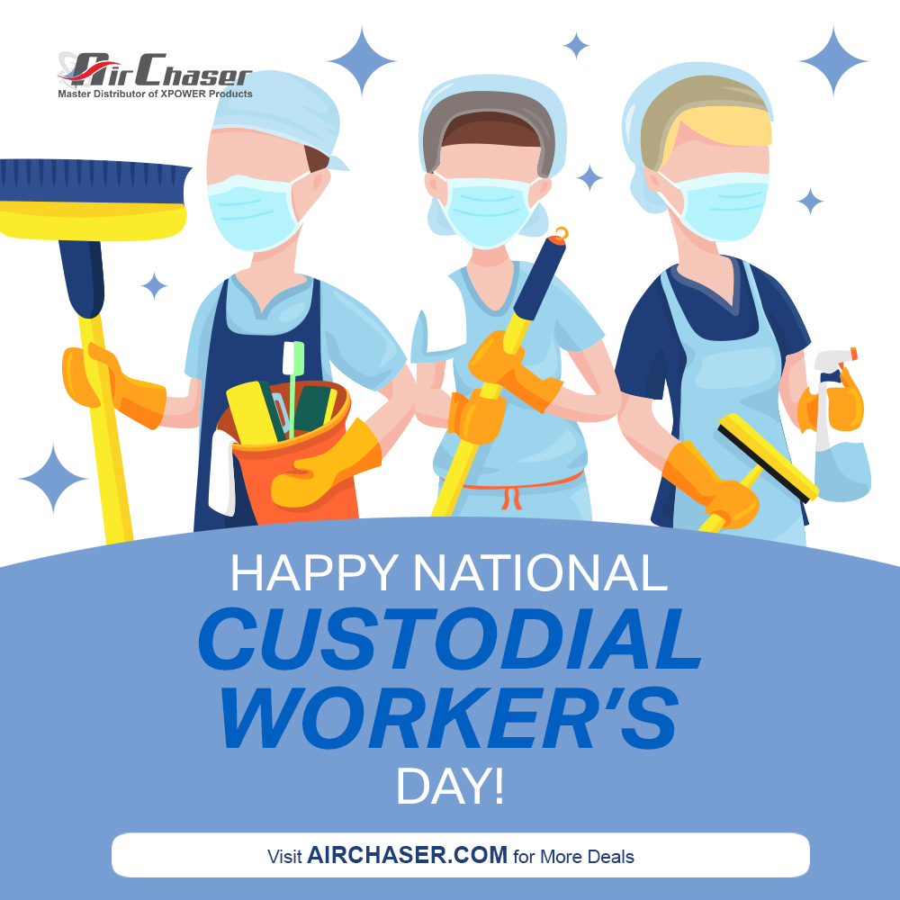 airchaserinc's tweet photo. Thank you to all of the custodial workers out there helping to keep our spaces clean and our person's healthy! https://t.co/itOnq8SMUa