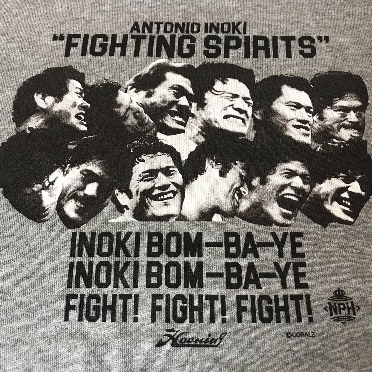 motoimiki's tweet image. バトルメン衣装は
ハオミン @haoming_mask さん✨

日本プロレス殿堂会とのコラボ
『BOM-BA-YEプルオーバー』でした

猪木さんが
たくさんいらっしゃいます🔥
#haoming #samurainews #bombaye