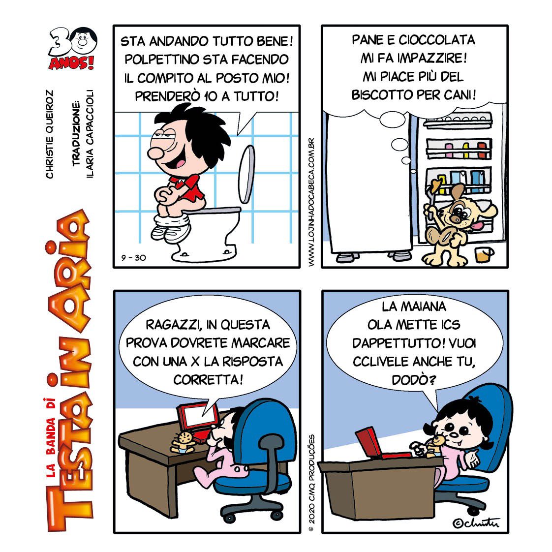 Que situação 10 😂😂
Siga-nos! Todo dia tem uma nova tirinha em 4 idiomas 🇧🇷🇺🇸🇪🇸🇮🇹
Inglês: Teacher Any
Italiano: Ilaria Capaccioli 
Espanhol: Ana Canti

#tira #cabecaoca #mariana #quadrinhos #humor #hq #comics #bd #crianca #infantil #tirinha #historieta #fumetti #idiomas